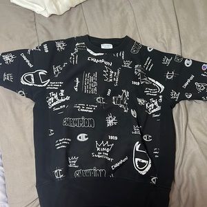 Champion hoodless short sleeve hoodie never worn